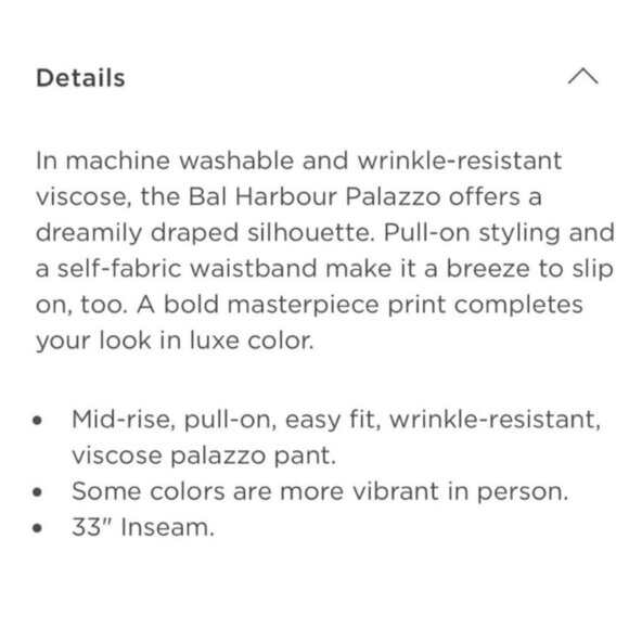 Lilly Pulitzer Bal Harbour Palazzo Pant Tropic Like Its Hot - Size: Small - Picture 8 of 9